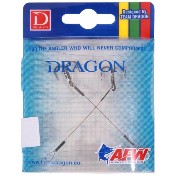 Dragon Treble Hook Stingers Steel Leader 1x7 Surfstrand 13kg 10cm Hook Size 2 2 5 Dragon Treble Hook Stingers Steel Leader 1x7 Surfstrand 13kg 10cm Hook Size 2 2 - Afbeelding 3