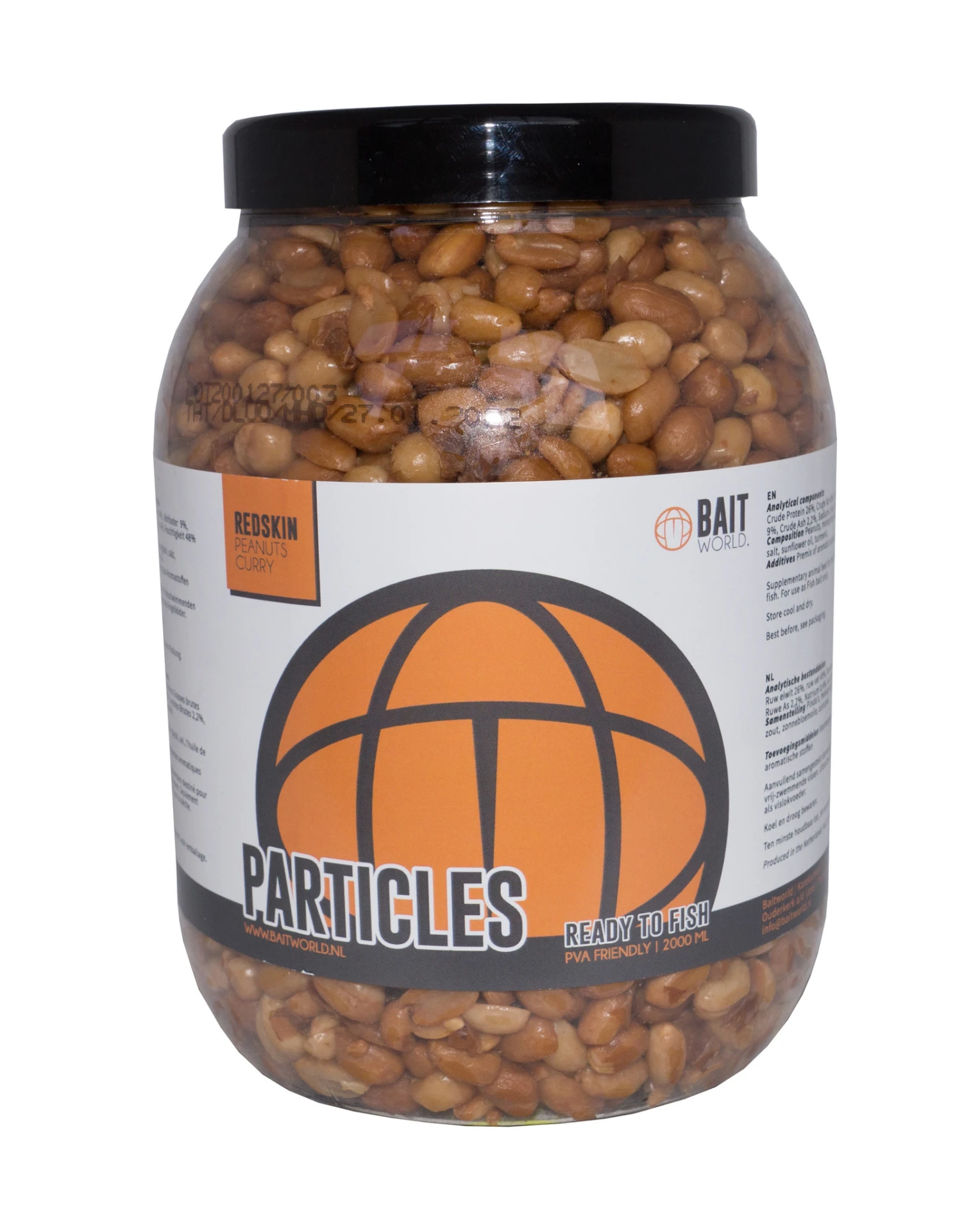 Baitworld Ready To Fish 2L (pot) Redskin Pinda's Kerrie 4 Baitworld Ready To Fish 2L (pot) Redskin Pinda's Kerrie - Afbeelding 2