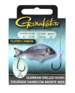 Gamakatsu Booklet Seabream LS-3310 #4 - 0.26mm (10 Stuks)