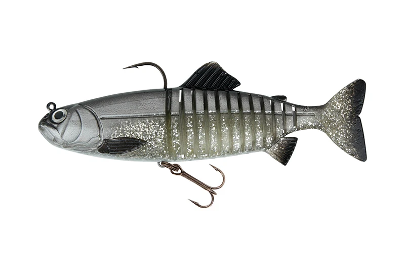 Fox Rage Replicant Jointed UV Silver Baitfish 23cm 3 Fox Rage Replicant Jointed UV Silver Baitfish 23cm