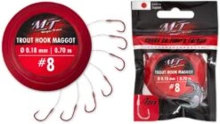 Magic Trout Trout Hook To Fluoro Carbon Maggot Forel Onderlijn 200cm Size 6 (7 Stuks) 7 Magic Trout Trout Hook To Fluoro Carbon Maggot Forel Onderlijn 200cm Size 6 (7 Stuks) -Viswinkel 2efc2480f16a8e03