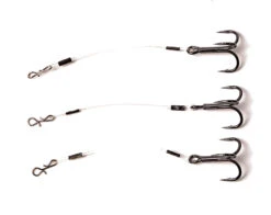 Fladen Fluorcarbon Stinger Rig 8cm Size 6 (3 Stuks)