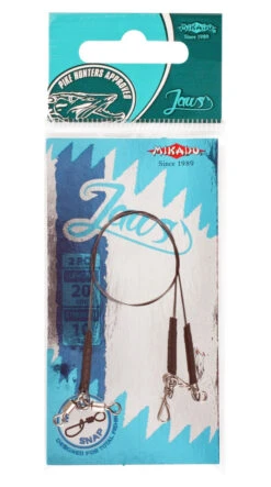 Mikado Jaws Titanium Leader Super Strong 30cm/23kg - 2 Pcs.