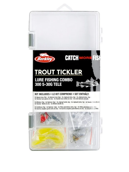 Berkley CMF Trout Tickler CB Tele Hengelset 2,10m (5-20g) (Inc. Kunstaas) 4 Berkley CMF Trout Tickler CB Tele Hengelset 2,10m (5-20g) (Inc. Kunstaas) - Afbeelding 2