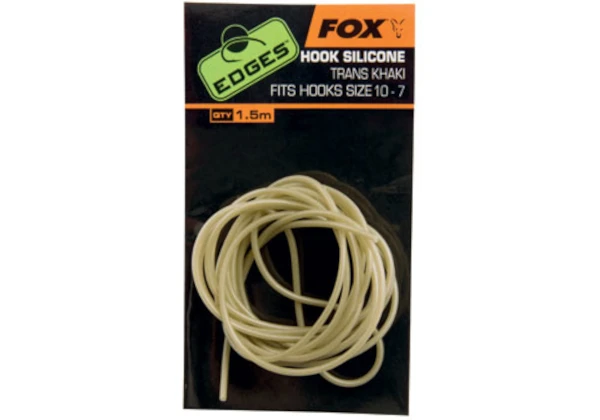 Fox Hook Silicone Trans Khaki Hook Size 10-7 3 Fox Hook Silicone Trans Khaki Hook Size 10-7