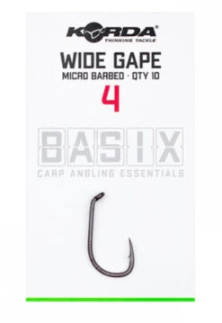 Korda Basix Wide Gape Size 4