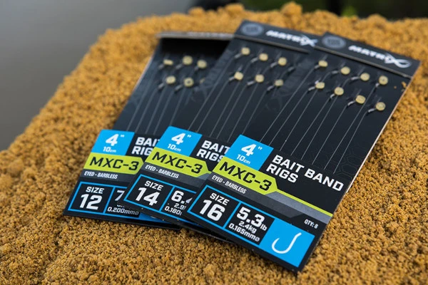 Matrix MXC-3 Size 14 Barbless / 0.165mm / 6" (15cm) / Bait Band - 8pcs 6 Matrix MXC-3 Size 14 Barbless / 0.165mm / 6" (15cm) / Bait Band - 8pcs - Afbeelding 4
