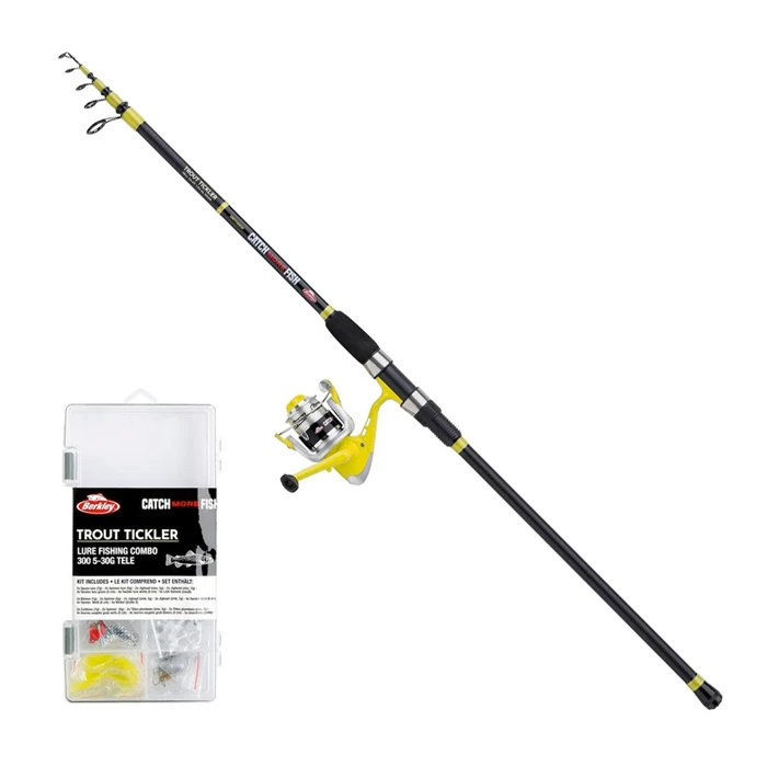 Berkley CMF Trout Tickler CB Tele Hengelset 2,10m (5-20g) (Inc. Kunstaas) 7 Berkley CMF Trout Tickler CB Tele Hengelset 2,10m (5-20g) (Inc. Kunstaas) - Afbeelding 5