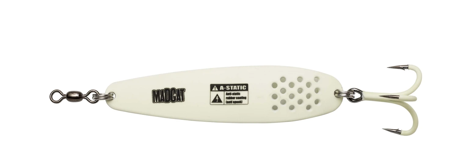 Madcat A-Static Turbine Spoon Size 3/0 90g Sinking Glow-In-The-Dark 3 Madcat A-Static Turbine Spoon Size 3/0 90g Sinking Glow-In-The-Dark