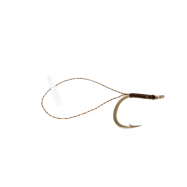 Korum Barbed Hook Hairs With Quickstops (5pcs) #14 3 Korum Barbed Hook Hairs With Quickstops (5pcs) #14