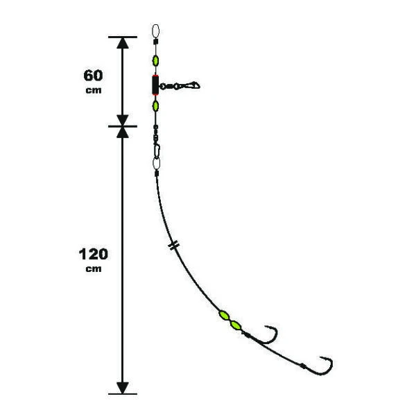 Sunset BDL Boat RS Competition Special Big Fish Fluorocarbon Rig With Octopus 3 Sunset BDL Boat RS Competition Special Big Fish Fluorocarbon Rig With Octopus
