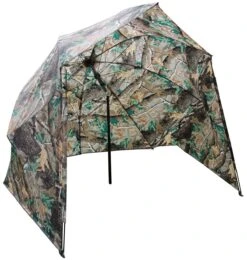 Ultimate 50'' Storm Brolly Camo (Inc. Haringen & Tension Poles) -Viswinkel e147ac382793877a