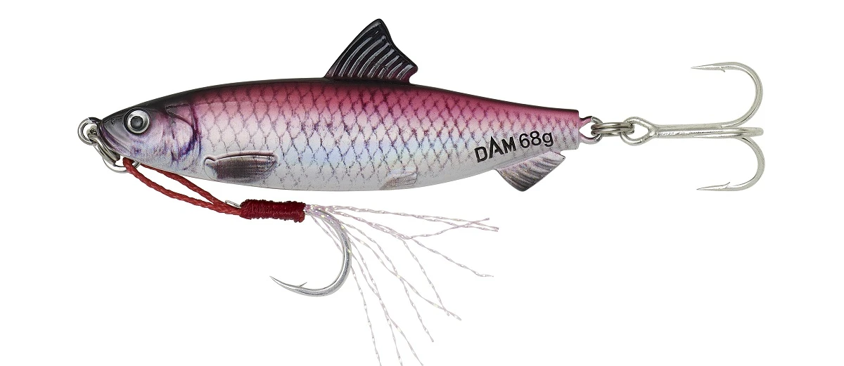Dam Salt-X Herring Casting Jig 7cm 30g Sinking Pink UV 3 Dam Salt-X Herring Casting Jig 7cm 30g Sinking Pink UV