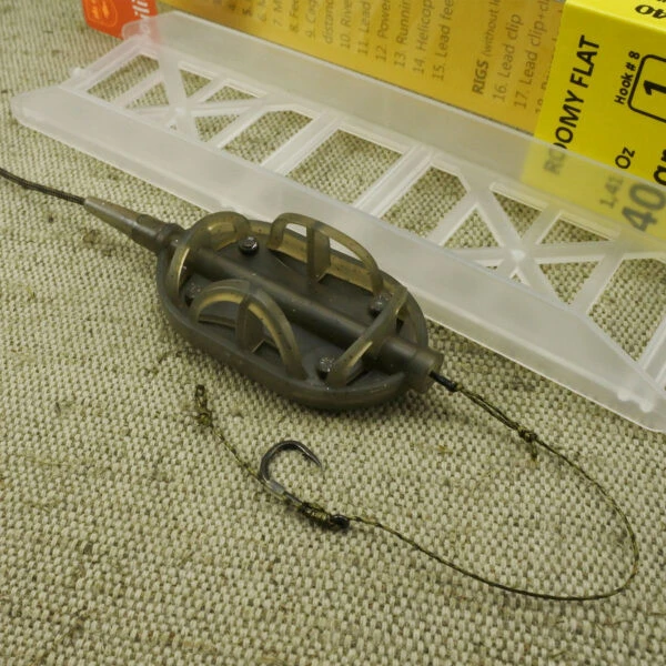 Life-Orange In-Line Carp Rig Roomy Flat 50g 4 Life-Orange In-Line Carp Rig Roomy Flat 50g - Afbeelding 2