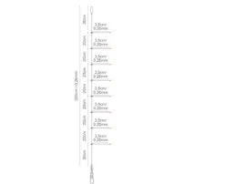 Spro Salt Rig 33 Feather #2/0 Red Yellow 6 Haken